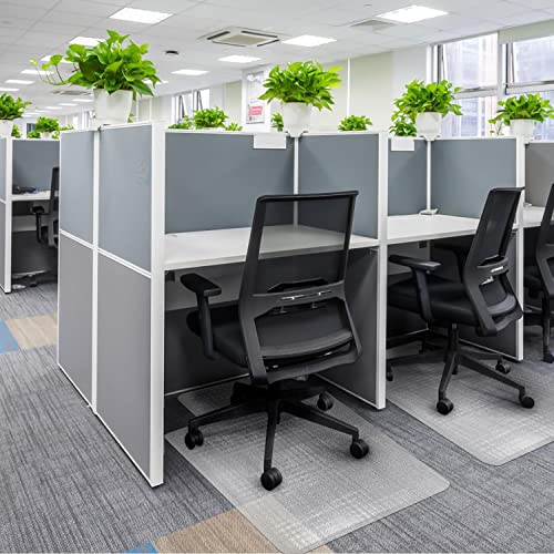 - Kuyal Carpet Chair Mat | 48" x 36" | PVC Home Office Desk Chair Mat For Floor Protection -