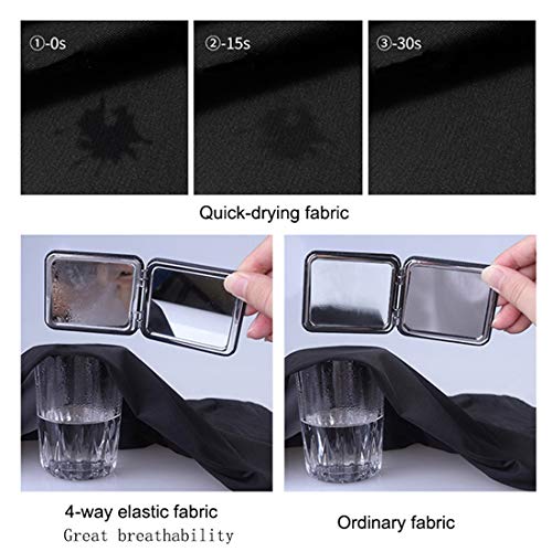 BUYKUD Kids' Girls Boys Long Sleeve Athletic Base Layer Compression Underwear Shirt & Tights Set Unisex, Blue, Label Size: 30