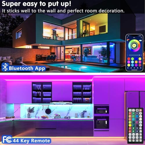 - Keepsmile 30M Led Strip Lights | (2 Rolls of 15M) | Bluetooth Smart App Control -