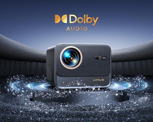 - Projector【Official Netflix & Dolby Audio】| 26000 Lumen Auto Focus & Keystone Smart Projector | WiFi 6 Bluetooth FHD 1080P Portable Projector -