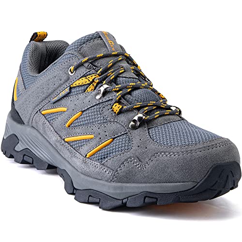 - SILENTCARE Walking Shoes | Mens Waterproof Low Rise Hiking Shoes -