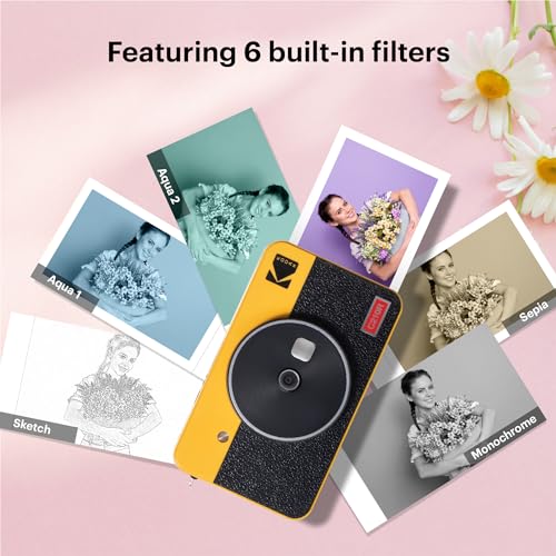 - Kodak C210R Mini Shot 2 Bundle | Instant Digital Camera | Wireless Printer and 68 Shots Included -
