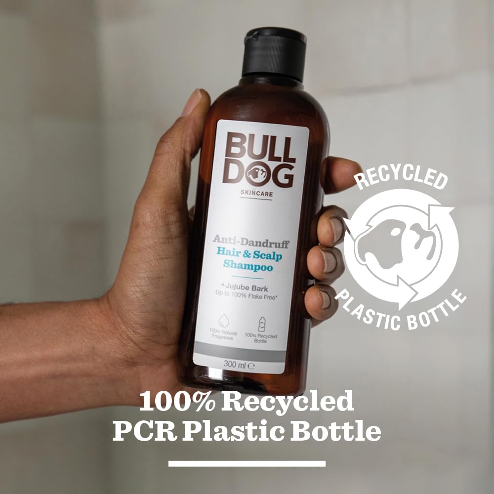 BULLDOG SKINCARE - Anti-Dandruff Shampoo For Men Flake Free Scalp 300 ml