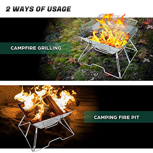 - Odoland BBQ | Fire Pit | Portable Campfire Pit -