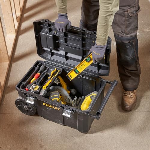 - STANLEY Rolling Toolbox Chest | Heavy Duty Metal Latch -