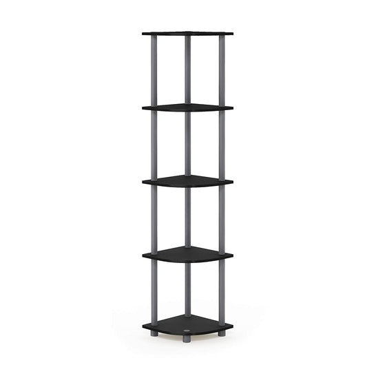 - Furinno Turn-N-Tube | 5 Tier Corner Display Rack | Multipurpose Shelving Unit -