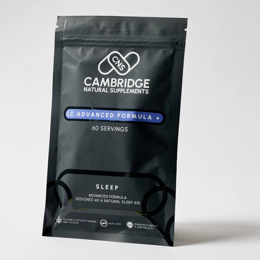 - Sleep LC Advanced Formula+ | Adult Sleeping Tablets | Magnesium Taurate | L-Theanine L Theanine | Apigenin | Luteolin | 60 Capsules | 1 Month Supply -