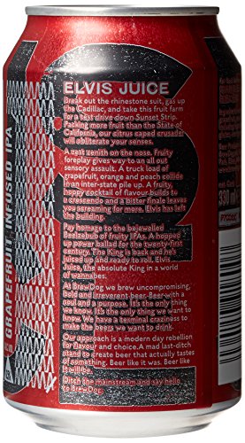 Brew Dog Elvis Juice Grapefruit Ipa, 4 x 330ml