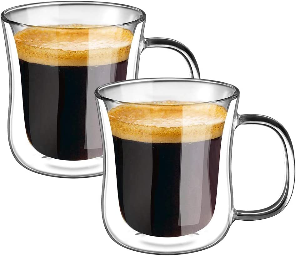 - ecooe Espresso Coffee Glass | 120ml | Set of 2 -