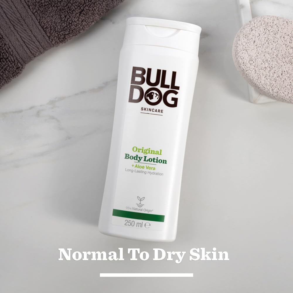 BULLDOG - Bodycare for Men | Original Body Lotion | Hydrates and Nourishes Skin | 250 ml