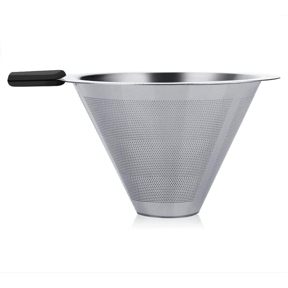 - HERCHR Pour Over Coffee Maker | 400ml/14Oz | Borosilicate Glass Pour Over Coffee Brewer -