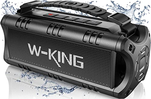 - W-KING Bluetooth Speaker, 30W Portable Wireless Loud Speakers