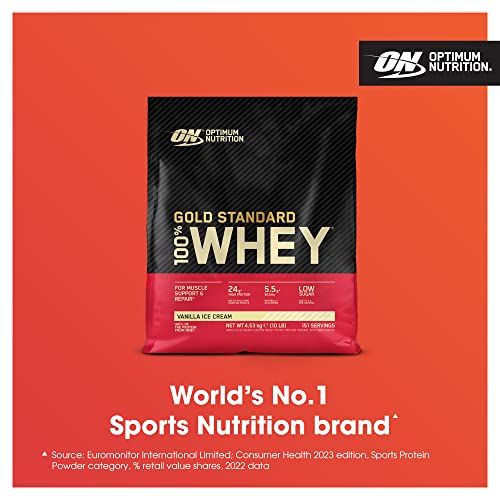 - Optimum Nutrition Gold Standard 100% Whey Muscle Building and Recovery Protein Powder -