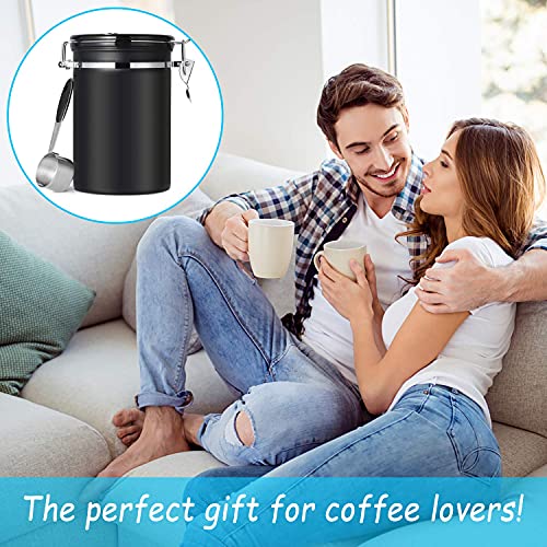 - Hossejoy Airtight Coffee Canister | Stainless Steel Coffee Container -