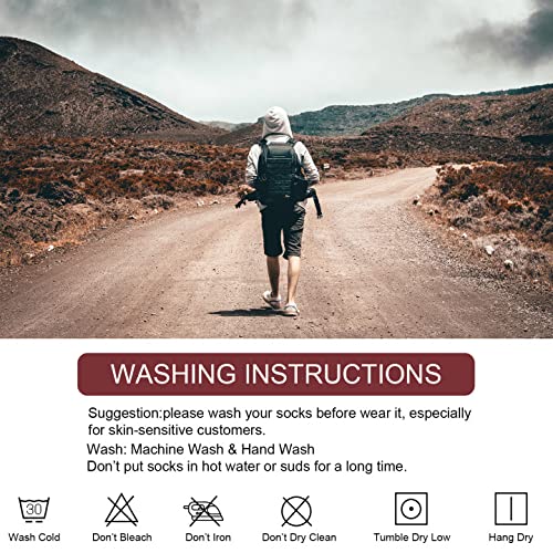- Srclo | Wicking Breathable Cushion Anti Blister Casual Crew Socks | Multi Performance Hiking Walking -