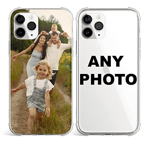 - Personalised Photo Phone Case for Apple iPhone | Clear TPU Cover -