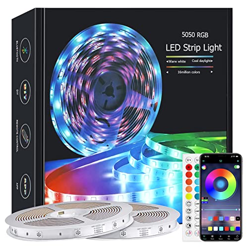- zyzykeji Led Strip Light 20m with Music Sync, RGB Smart Strip Lights