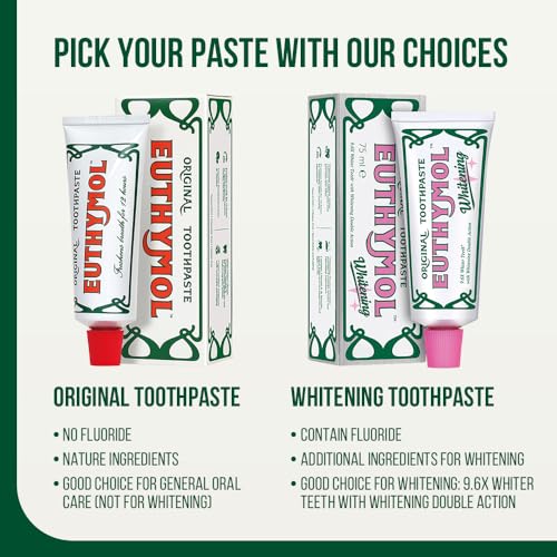 - Euthymol Original Toothpaste 75ml x 6 -