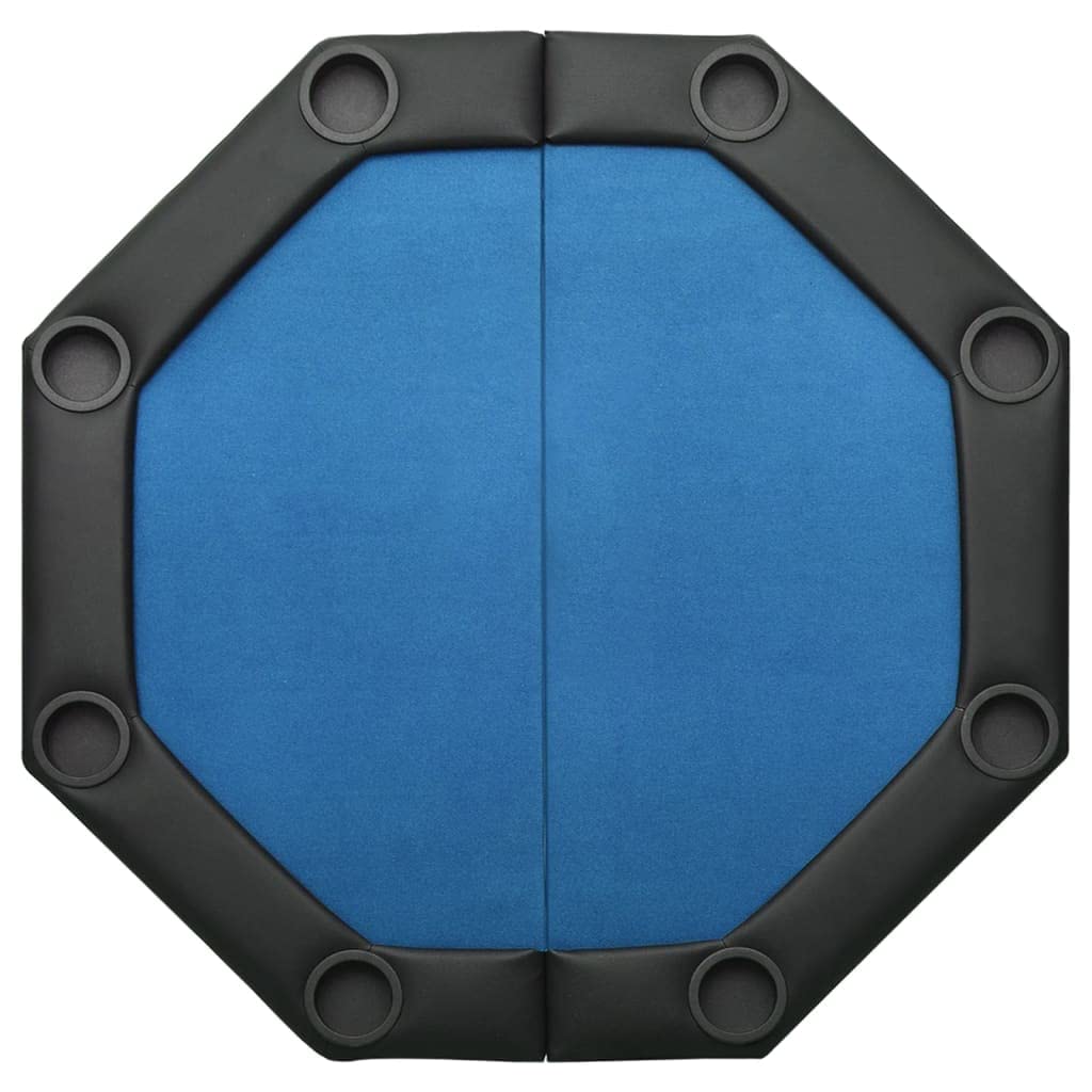 - vidaXL 8-Player Foldable Poker Card Game Table with Cup Holders -