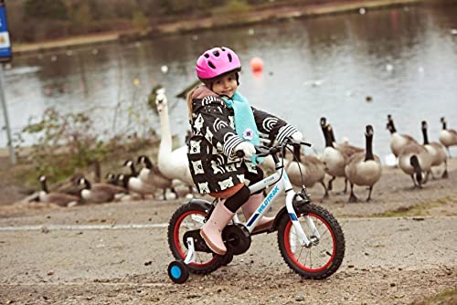 - Wildtrak - 14 Inch Bike for Children 3-5 Years Old with Training Wheels - White and Blue