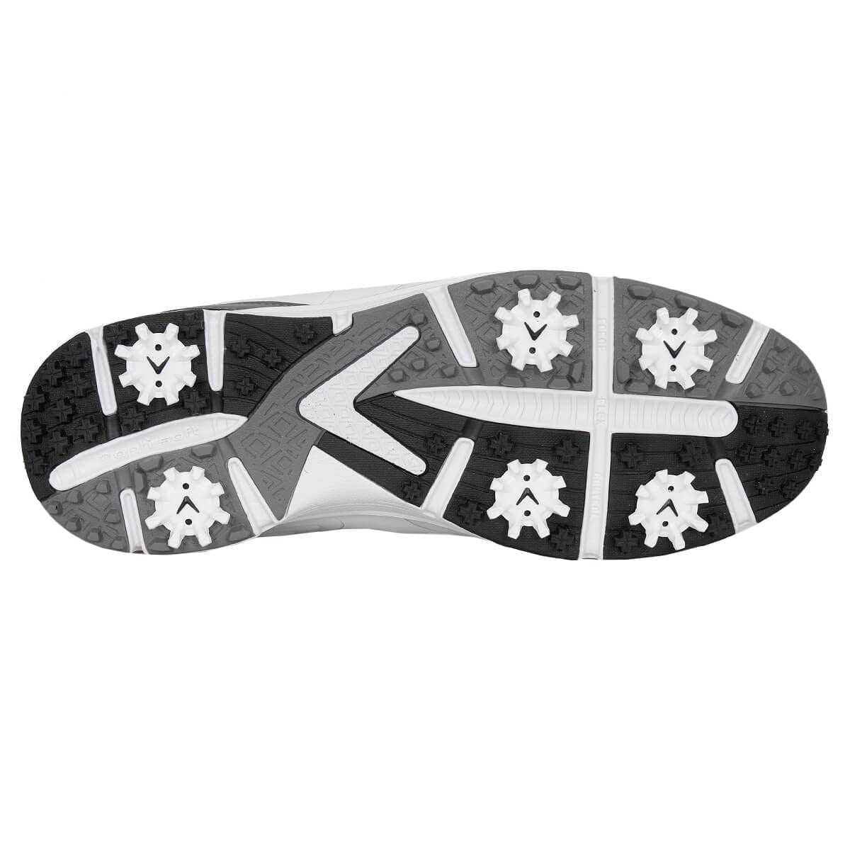 Callaway Golf Mens Chev Max Golf Shoes - White/Black - UK 10