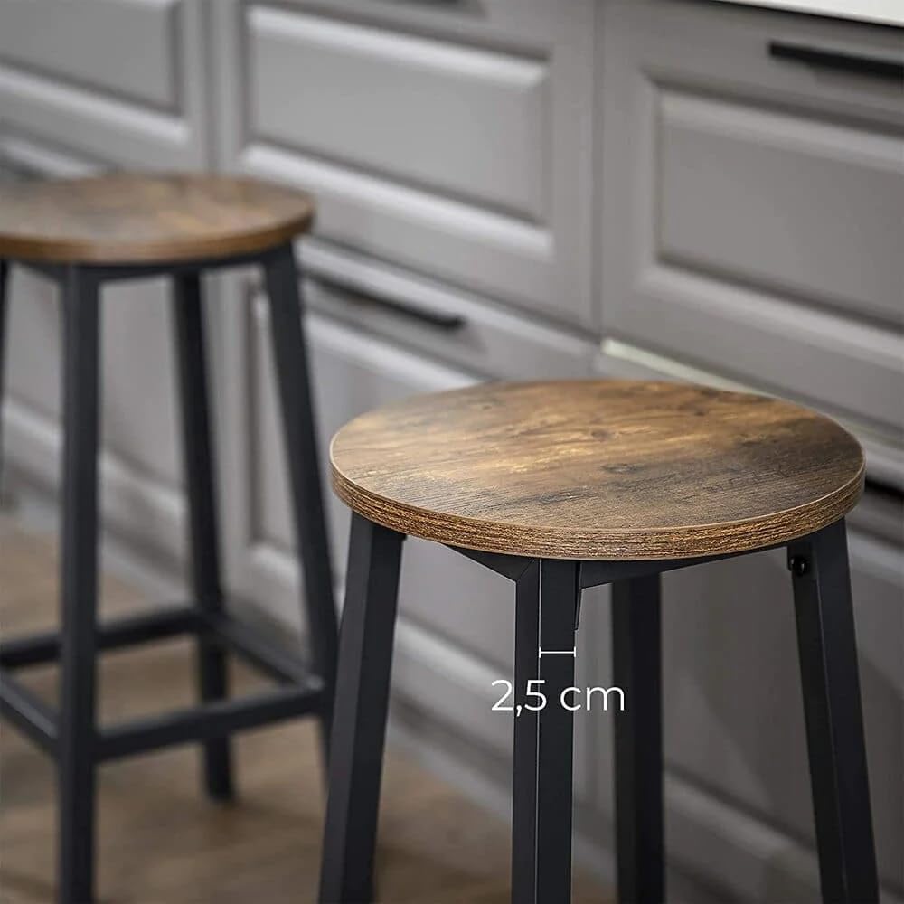 - VASAGLE Bar Stools Set of 2, Bar Chairs -