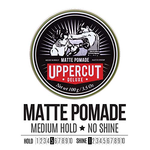 - Uppercut Deluxe Matte Pomade Hair Styling Product For Men With A Medium Hold -