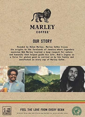 - Marley Coffee Strong Dark Roast Ground Coffee 227g  | Misty Morning Blend -