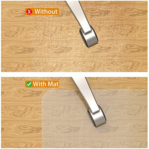 - NATRKE Office Chair Mat for Hard Floors | Desk Chair Mat Large 92 x 122 cm -