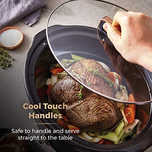 - Tower T16043BLK Cavaletto | 6.5 Litre Slow Cooker | 3 Heat Settings -