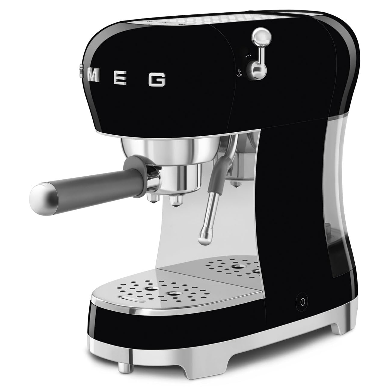 - Smeg ECF02BLUK Espresso Coffee Machine with Steam Wand | 1950s Retro Design -