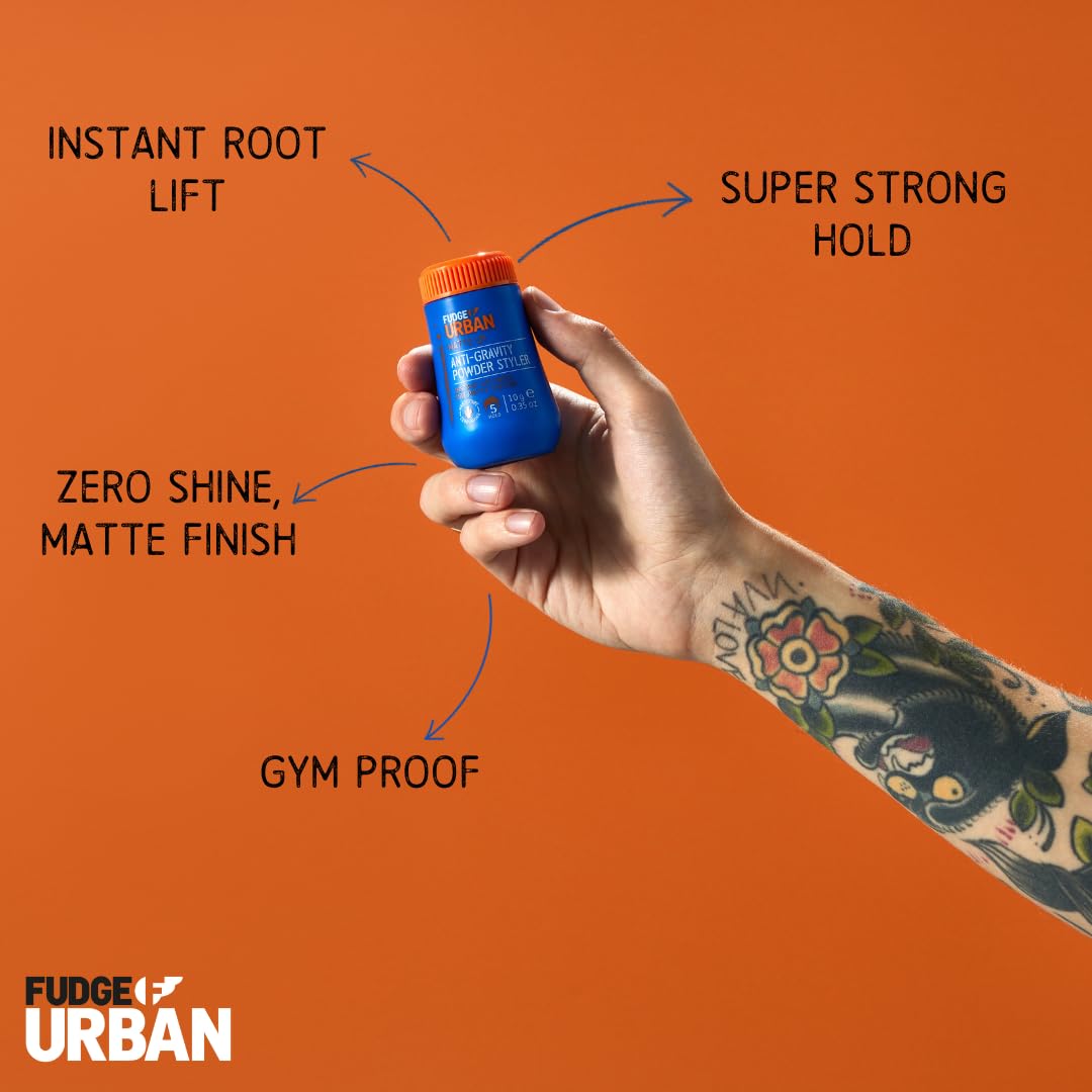 - Fudge Urban Anti-Gravity Styling Powder For Men | Invisible | Volumizing Texture -