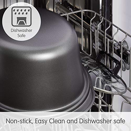 - Morphy Richards 3.5L Sear & Stew Slow Cooker | Shatter Resistant Aluminium Pot | 3 Heat Settings -