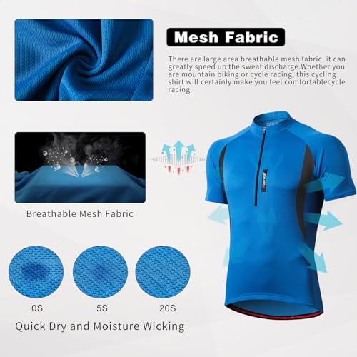 - MEETWEE Men’s Cycling Jersey | Long/Short Sleeve Biking Cycle Tops -