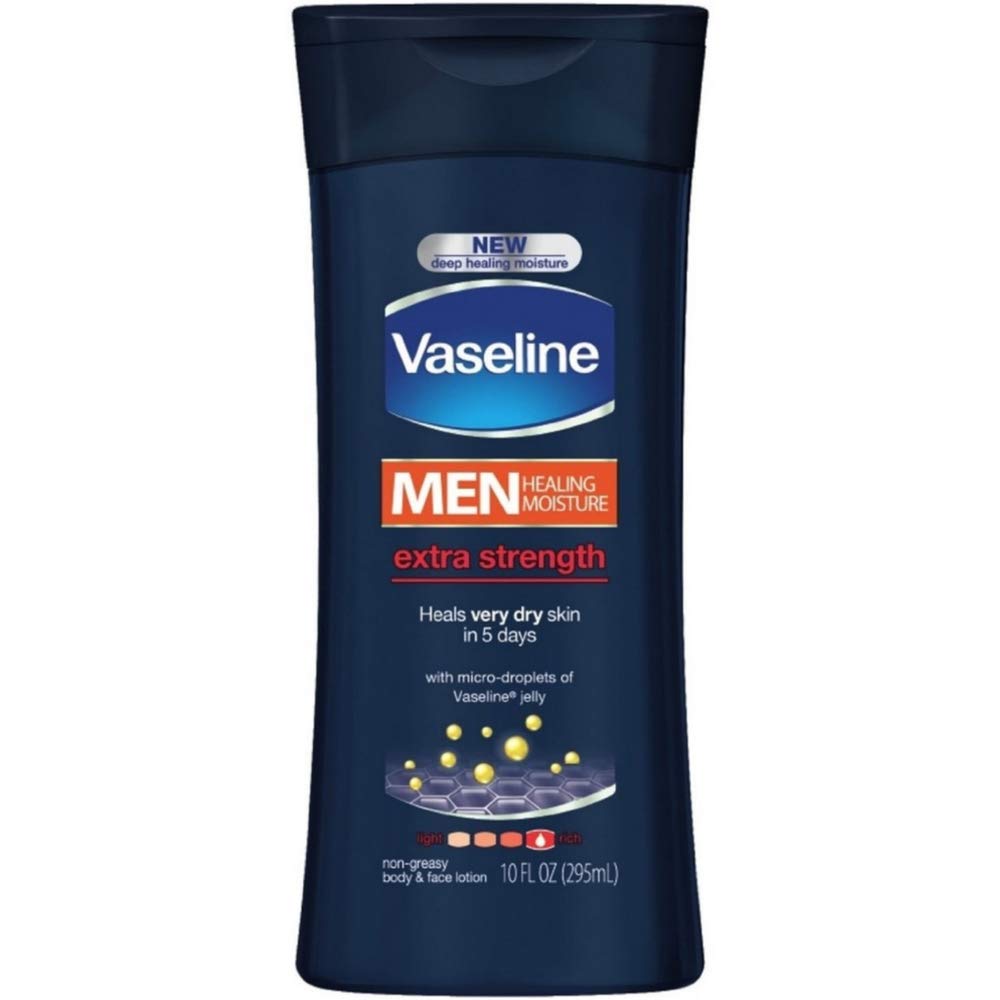 - Vaseline Mens Extra Strength Lotion 295 ml -