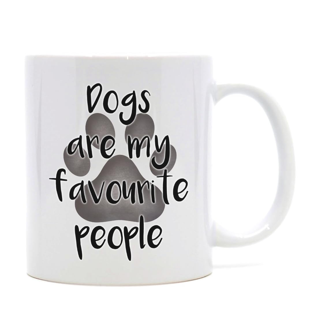 - Engravables Personalised Man & Dog 4 Mug | 11oz Ceramic | Dishwasher & Microwave Safe -