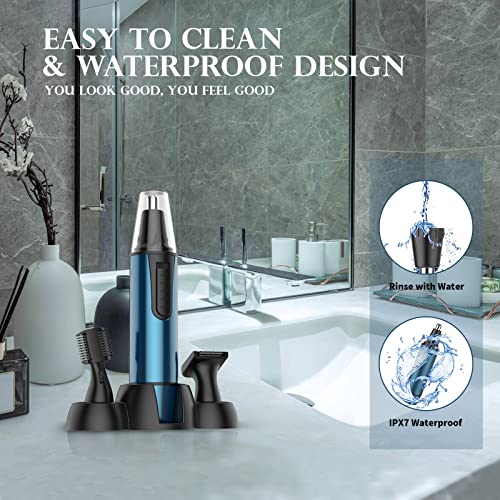 - Rechargeable Nose Trimmer | 2024 Painless Nose Hair Trimmer -
