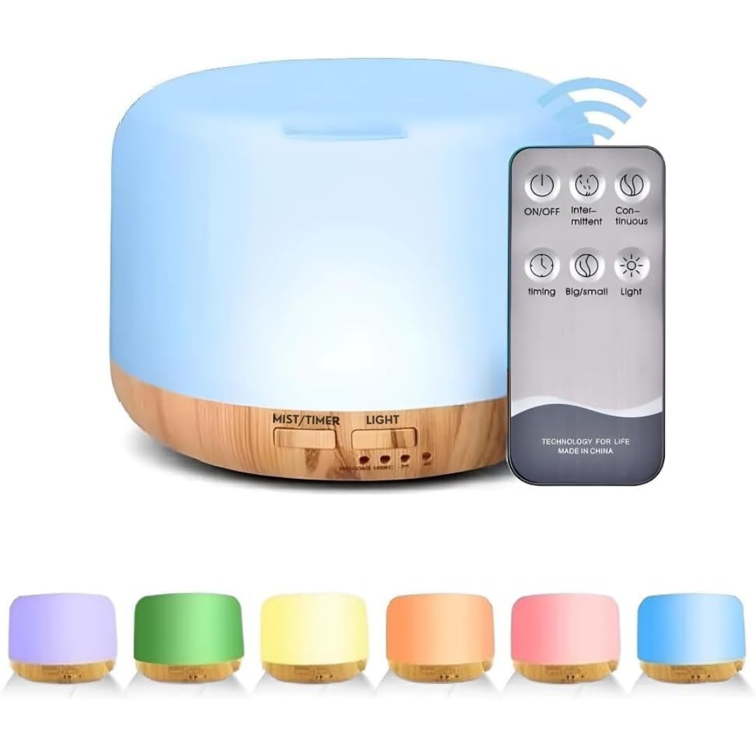 - Essential Oil Diffuser | 300ML | Ultrasonic Aromatherapy | Air Diffuser Humidifier -