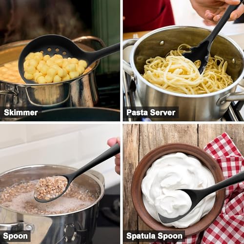 - Wildone Silicone Kitchen Cooking Utensils Set, 15PCS