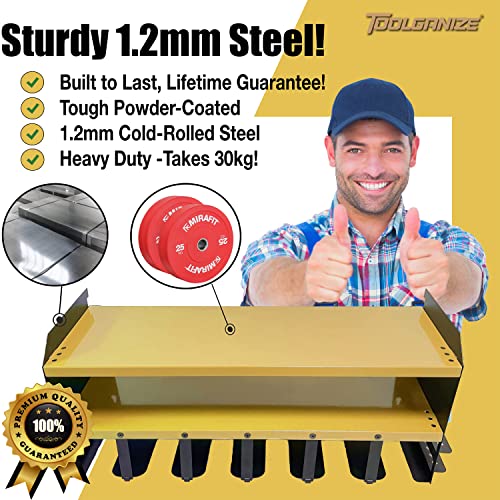 - Toolganize Garage Power | Tool Storage Organiser | Workshop Wall Mounted Storage -
