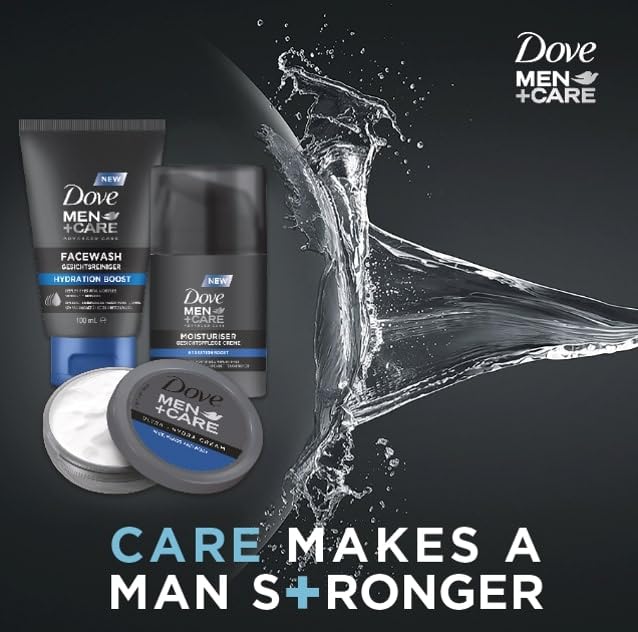 - DOVE MEN + CARE Ultra Hydra Cream | Moisturising Effect for Face, Hands, Body | Suitable for All Skin Types | 3 x 75 ml -