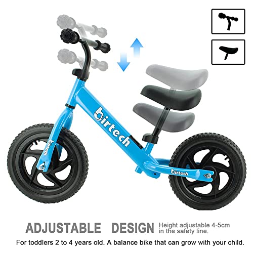 Balance Bike for 2 3 4 Year Old Boy Girl Training Bicycle for Kids and Toddlers 2-4 Years Old Carbon Steel Frame No Pedal Walking Balance Bike Training Bicycle for Boys Girls - Best Cycling Toy Gifts