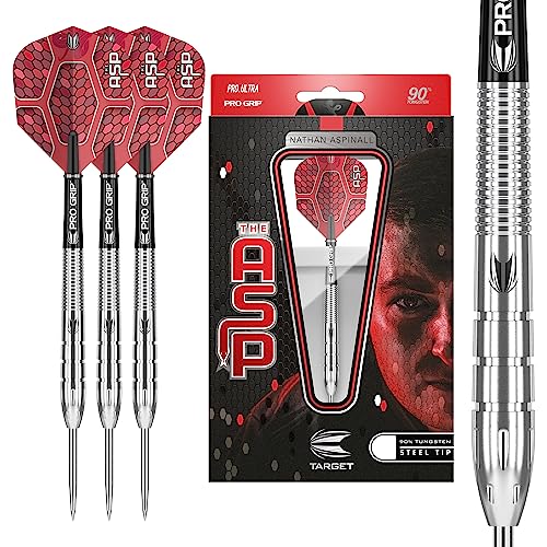 - TARGET Darts | Nathan Aspinall Generation | 26g | 90% Tungsten Steel Tip Darts -