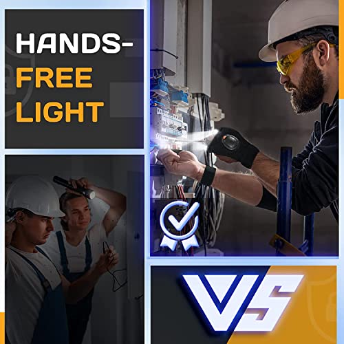 - GREENEVER Dad Gifts | Led Gloves With Lights - Led Gloves With Waterproof Lights | Rechargeable -