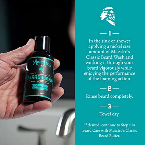 - Maestro's Classic BEARD WASH | Anti-Itch | Deep Cleaning | Non-Drying -