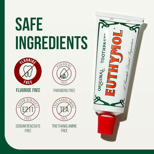 - Euthymol Original Toothpaste 75ml x 6 -