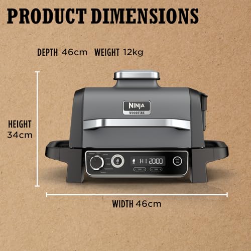 - Ninja Woodfire Electric BBQ Grill & Smoker | 7-in-1 Outdoor Grill & Air Fryer -