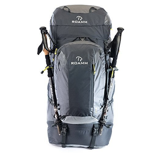 - Roamm Nomad 65 +15 Backpack | 80L Liter Internal Frame Pack | Detachable Daypack -