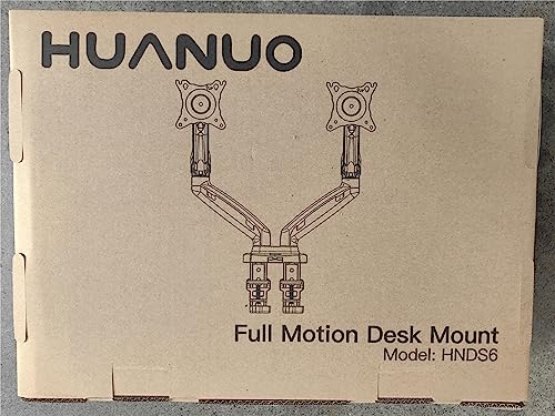 - HUANUO Dual Monitor Stand For 13 to 30 Inch Screens | Dual Monitor Arm Desk Mount -
