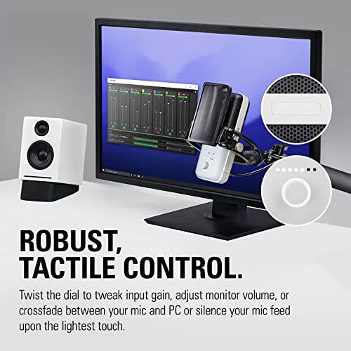 - Elgato Wave | 3 White | Premium Studio Quality USB Condenser Microphone -